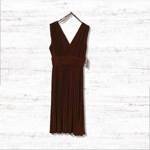 NWT Jessica Howard dark brown dress